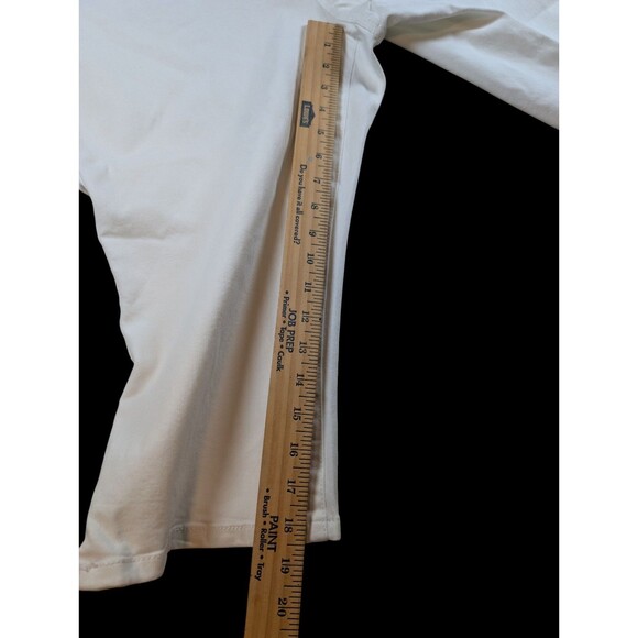 LANE BRYANT Pedal Capri Crop Pants Size 20 White NWT Mid Rise Summer Slimming - Picture 5 of 8